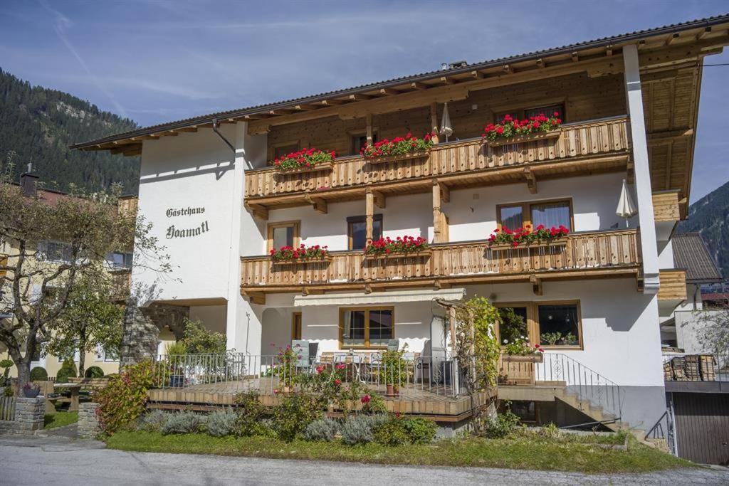 Gaestehaus Hoamatl Mayrhofen Esterno foto